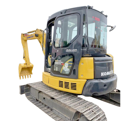 Купить 5000 кг. Использованный экскаватор Komatsu PC55MR-2 с оригинальным гидравлическим насосом в Шанхае Производство в сети
