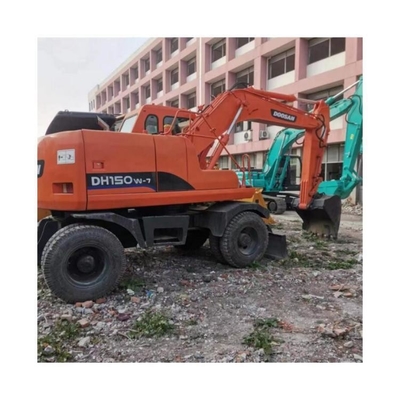 Buy DOOSAN150W DH150W DH150W-7 Wheel Excavator / Used DOOSAN DH 150 150W-7 KOREA Engine online manufacture