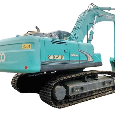 Buy Shanghai Used Kobelco SK350 Excavator 35 Ton With HINO Engine 197 KW In Good Condition online manufacture