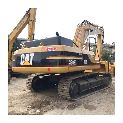 Купить 30 тонн Использованный экскаватор CAT 330B В хорошем состоянии Машины для перемещения земли мощностью 165,5 кВт Производство в сети