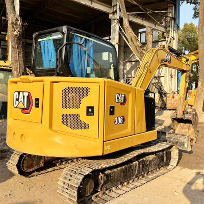Buy 6 Ton Used CAT 306 Excavator Mini With Crawler Chain And Low Working Hours online manufacture