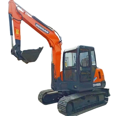 Doosan DH 55 5 Ton Smail Send Hand Excavator from Korea 2020 Model with 2001 Working Hours
