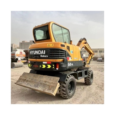 2019 Hyundai 60W-9 Used Wheeled Excavator with YANMAR Engine and Cheaper Cost in Korea