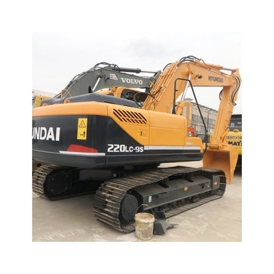 22.5 Ton Used Hyundai 220-9s Excavator in Shanghai 2019 Loader Excavation Equipment