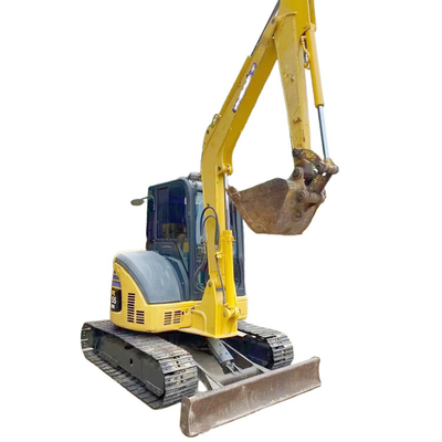 Komatsu PC55MR-2 Excavator with Original Hydraulic Valve in Good Condition from Japan