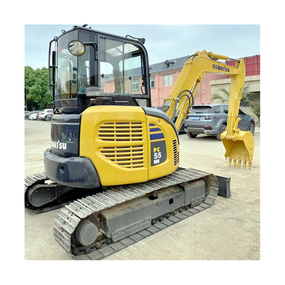 Komatsu PC55MR-2 Crawler Excavator with 2800 Working Hours and 5000 KG Machine Weight