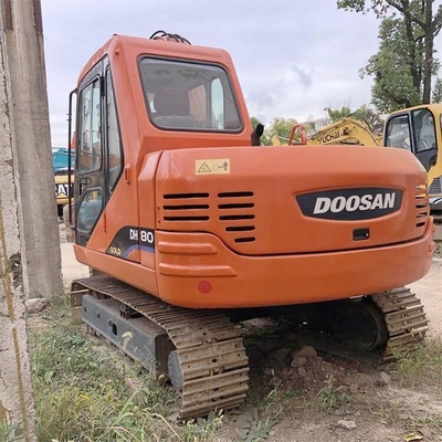 Made in Korea original used doosan dh80-7 excavator 8 ton in Shanghai