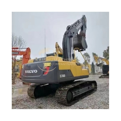 Transport length 9.69 m and 123 kW power Volvo EC200D used excavator for earth moving