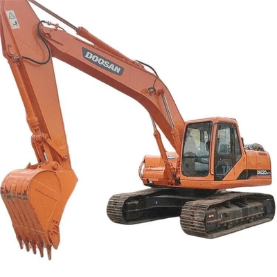 Good Condition 22 Ton Doosan DH220 Excavator in Korea Original Engine and Hydraulic Valve