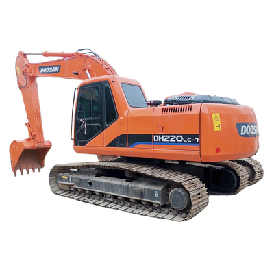 2017 Doosan DH220-7 Excavator with Original Hydraulic Pump and Good Condition in Korea