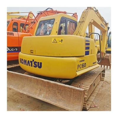 6300 KG Operating Weight Used Komatsu PC60-7 Excavator Japan Original in Good Condition