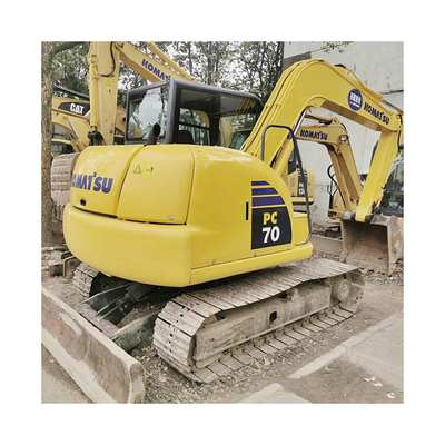 Good Health Komatsu PC70 Excavator 7 Ton Used from Japan Original with 34.5 KW Power