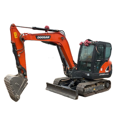Korea Original Doosan DX60 Mini 6 Ton Used Excavator with 0.21 m3 Bucket Capacity 2019
