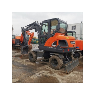 Mini Digger Excavator DX6OW with Original Hydraulic Cylinder and 2001-4000 Working Hours