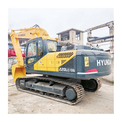 22 Ton Used Hyundai 220LC-9S Excavator with Original Hydraulic Cylinder at Affordable