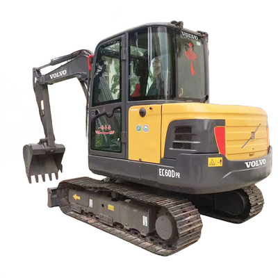 2019 Original Used Volvo EC60 6 Ton Excavator in Shanghai for Korea Health Condition