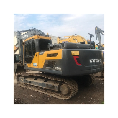 20TON Used Volvo EC200DL Crawler Excavator with Low Working Hours in Good Condition