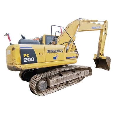19900 KG Operating Weight Used Komatsu PC200 Excavator with Original Hydraulic Valve