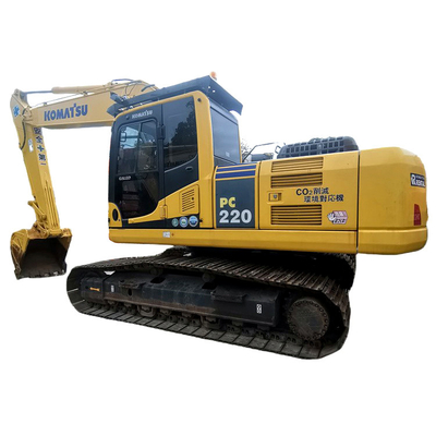 Original Color Earth-Moving Machinery 2021 Komatsu 220-8 22 Ton Used Excavator in Japan