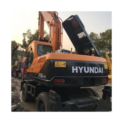 Used Hyundai 210W Wheel Excavator 21 Ton Robex 210 Excavadora R210W-9 in 2019 Year
