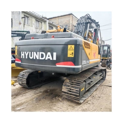 Korean Used Hyundai 220 Crawler Excavator Digger 22 Tons with 1.05m3 Bucket Capacity