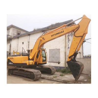 Korea Original 80cm Crawler Chain 22 Ton Used Hyundai 220 Excavator 1889 Working Hours