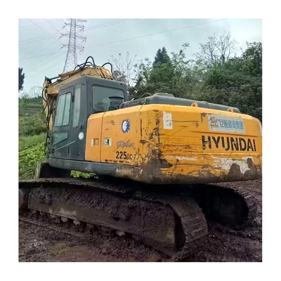 Good Working Condition 25 Ton Used Hyundai 225-7 Excavator with 21000 KG Machine Weight