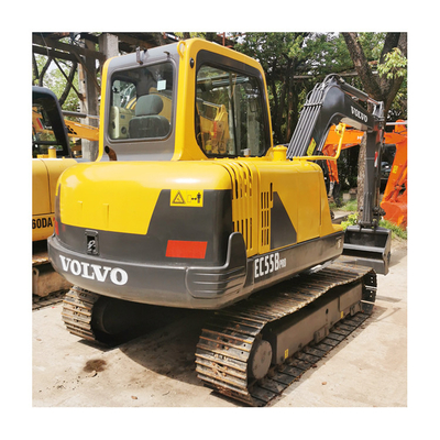 5 Ton Volvo EC55B Excavator in Good Condition with Direct Injection Engine from Korea