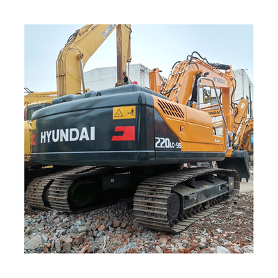 Korea Original Crawler 22 Ton Used Hyundai 220 Excavator Shipping Size 11530x3340x4165mm