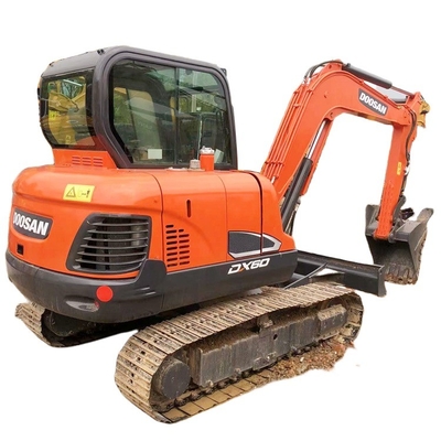 Working Condition Doosan DX60 Excavator 2019 Used Mini 6 Ton Excavator in Shanghai