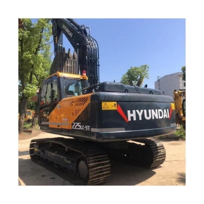 Machine Weight 22000 KG Secondhand Hyundai 225 Crawler Excavator 21ton VS 22ton 20ton