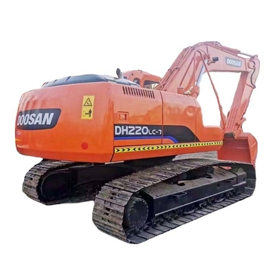 Used Doosan DH220-7 Excavator in Good Condition Made in Korea 22 Ton Crawler Chain