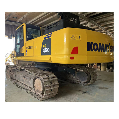 Shanghai Used Komatsu PC450-8 Excavator 2.1 m3 Bucket Capacity 45000 KG Machine Weight