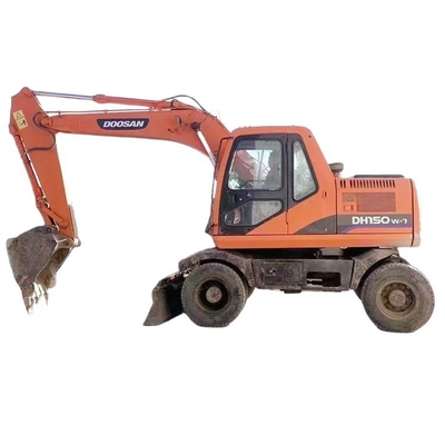 15 Ton Doosan DH150-7 Wheel Excavator in Good Condition Original Design Made in Korea