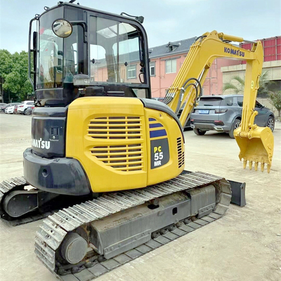 Japan original used Komatsu PC55 PC55MR excavator 5.5 ton for sale