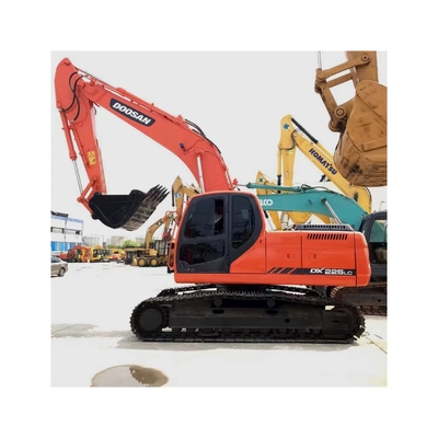 Low Working Hours Guaranteed Original Korea Used Doosan DX225LC Crawler Excavator 115KW