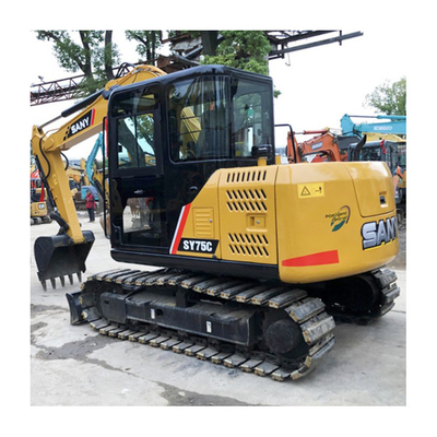 7 Ton SANY 75-9 PRO Excavator ORIGINAL Hydraulic Cylinder 0.28 m3 Bucket Cheaper Cost