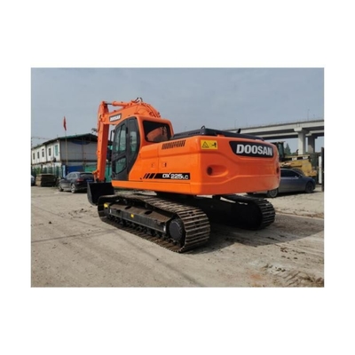 Good Condition Doosan DX225 Crawler Excavator 115 KW 1289 Working Hours Made in Korea