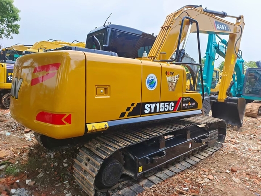 Made in China used Sany SY155C excavator 15 ton with less hour