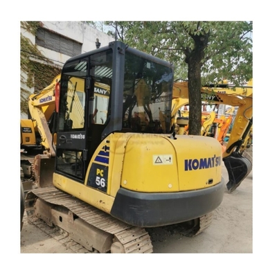 Low Working Hours 2020 Komatsu PC56 Excavator Made in Japan with S4D87E-1 Engine Type