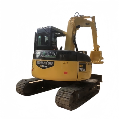 Japan Used Komatsu PC78 Mini Excavator Original Hydraulic Valve Transport Height 2.5m
