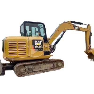 Good Condition Japan Original Cat 305.5E Mini Crawler Excavator with and 5000 KG Weight
