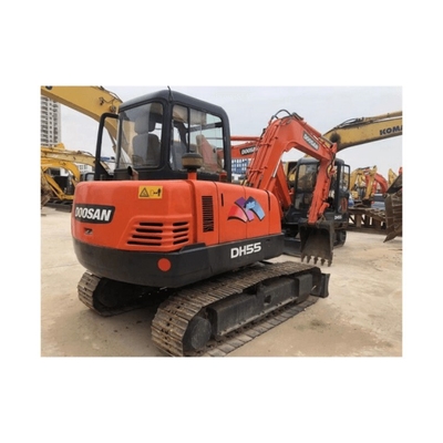 Doosan DH55 Mini Crawler Excavator With Original Hydraulic Cylinder In Good Condition
