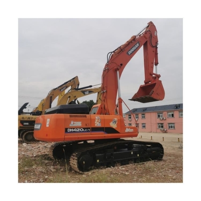 Low Working Hours Doosan DH420LC-7 Excavator With 218KW Power And 1.9m3 Bucket Capacity