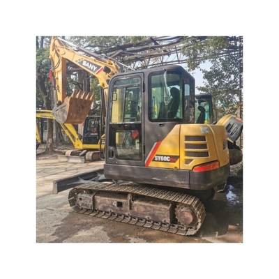 Original SANY SY60c pro SY60-9 Excavator 6 Ton Mini Excavator with Hydraulic Cylinder