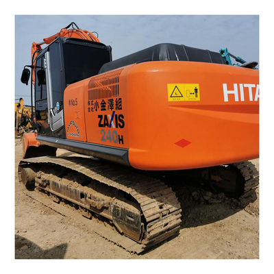 24000 KG Moving Type Crawler Chain Hitachi ZX240 Excavator Machine in Good Condition