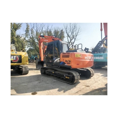 Transport Length 7.6m Hitachi ZX120-6 Used Excavator Heavy Loader Machine Japan 2020