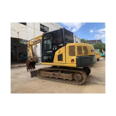 Secondhand KOMATSU PC60-7 PC60 Mini Hydraulic Crawler Excavator with 1600 Working Hours