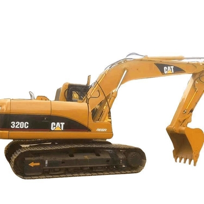 20 Ton Cat 320C Excavator Japan Second Hand Digger Bagger Machinery in Good Condition
