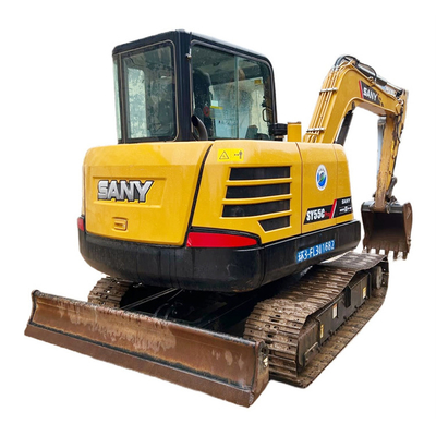 36 KW Power Original Hydraulic Cylinder Sany SY55 Second Hand Excavator in Shanghai